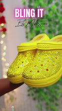 Load and play video in Gallery viewer, Bling Crocs (yellow)
