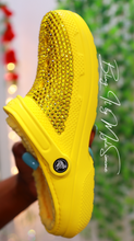 Load image into Gallery viewer, Bling Crocs (yellow)
