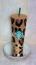 Load image into Gallery viewer, Cheetah Print Starbucks Cup
