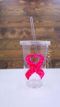 Load image into Gallery viewer, Breast Cancer Bling Cup
