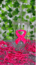 Load image into Gallery viewer, Breast Cancer Bling Cup
