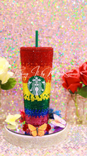 Load image into Gallery viewer, PRIDE Rainbow Starbucks Cup
