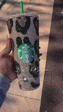 Load and play video in Gallery viewer, Cheetah Print Starbucks Cup
